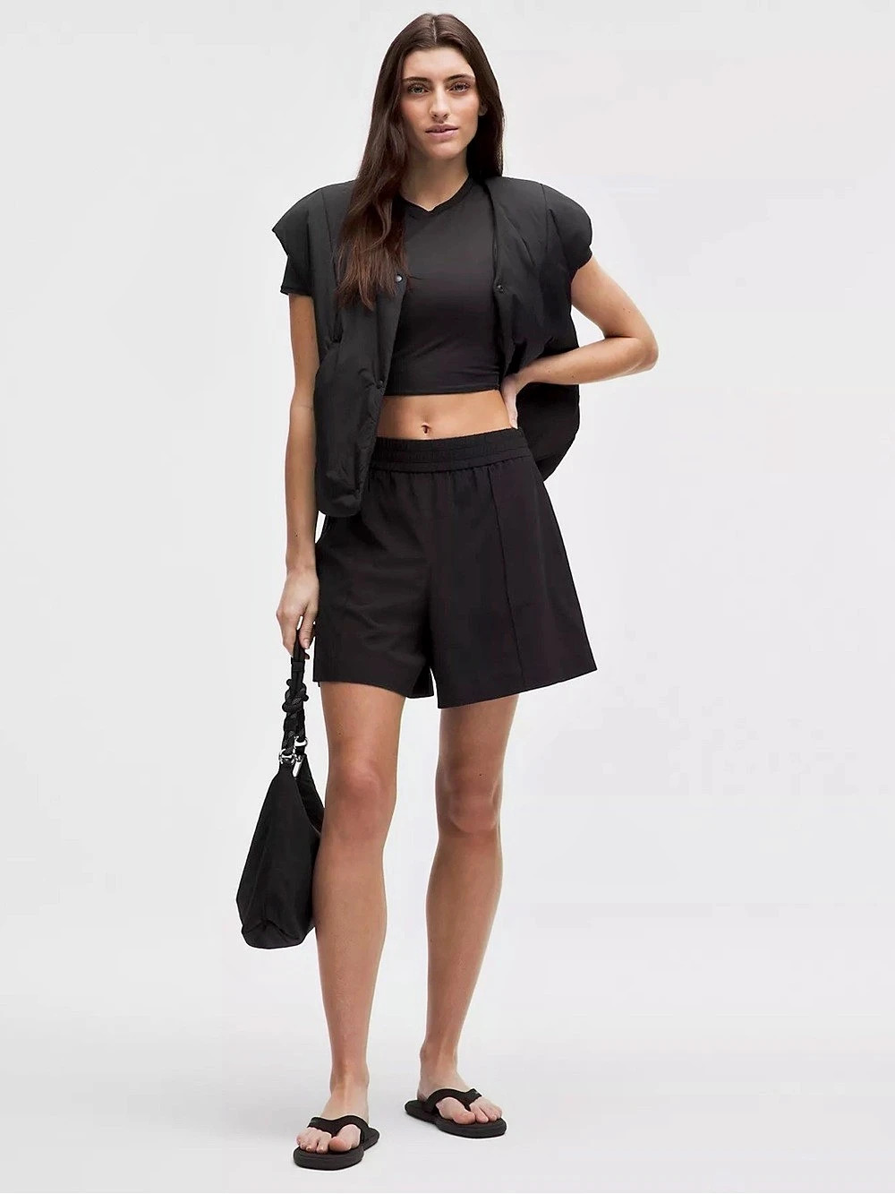 BNWT Lululemon Breezy 6” Black Shorts Versatile Luxury XXS